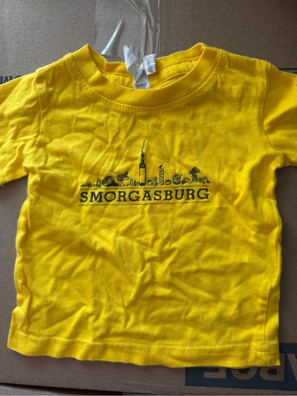 Kids' Short Sleeve Smorgasburg Tee in Yellow